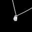achat Collier Larme diamant - or blanc  - 1.25 carats