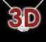 achat en ligne Collier Larme diamant - or blanc  - 1.25 carats