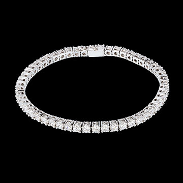 Bracelet IceCube diamants - 7.04 carats - 53 diamants
