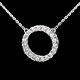 mariage collier firmament or blanc 75 carats 19 diamants