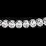 joaillerie Bracelet Boulier diamants - or blanc  - 2 carats - 52 diamants