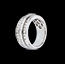joaillerie Bague Idylle or blanc pav�e - 1.46 carats - 43 diamants