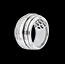 bijouterie Anneau Bagatelle or blanc - 1.58 carats - 48 diamants