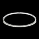 achat en ligne Bracelet jonc or blanc semi pav� - 1 carats - 37 diamants