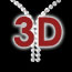 femme Collier Liaison diamants - 2.4 carats - 76 diamants