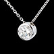 bijou or collier pepite diamant or blanc 75 carats