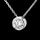 cadeau collier pepite diamant or blanc carats