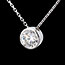 cadeaux Collier P�pite diamant - or blanc - 1 carats