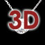 cadeau femme Collier P�pite diamant - or blanc - 1 carats