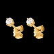 ventes en ligne boucles oreilles or jaune diamant griffes 25 carat