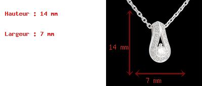 bijouteries Pendentif verseau pav� - or blancv - 0.22 carats