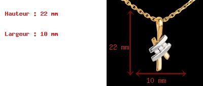 vente en ligne Pendentif sinogramme trilogie - 3 diamants