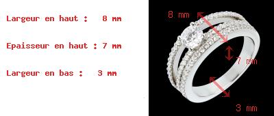 achat Solitaire Empire or blanc pav�  - 1.03 carats - 67 diamants
