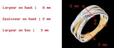 achat en ligne Bague Fanny or jaune - 13 diamants