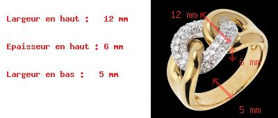 mariage Bague Lien Infini or jaune