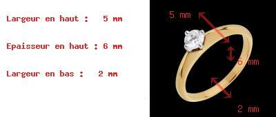 ventes Solitaire or jaune Daphn�e