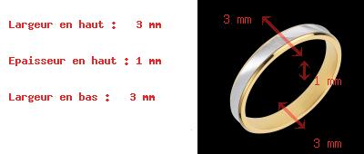 ventes en ligne Anneau Dandy or jaune-or blanc