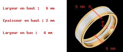 ventes on line Anneau Dandy or jaune-or blanc
