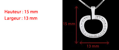 cadeaux femme Diapple Pendentif - 25 diamants