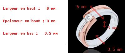 cadeau femme Bague solitaire Inch'Allah - 0.18 carats - or 9 carats