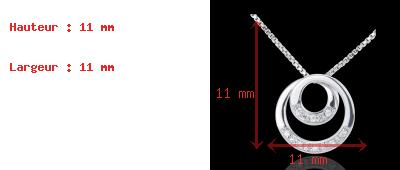 vente on line Collier Zephir or blanc et diamants
