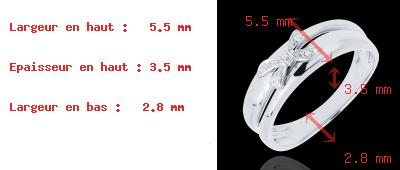 bijouterie Bague Noeud d'eden Or blanc