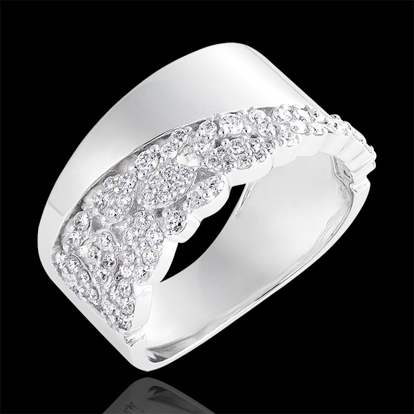 Bague Destinée - Constance - or blanc 18 carats et diamants