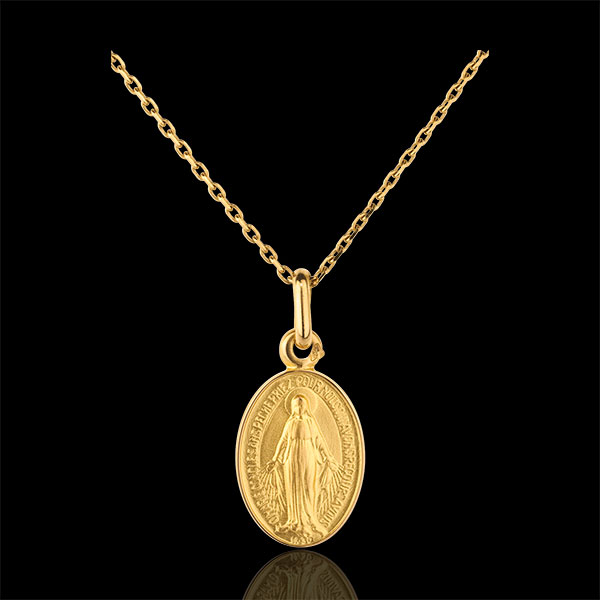 MÃ©daille miraculeuse - or jaune 18 carats