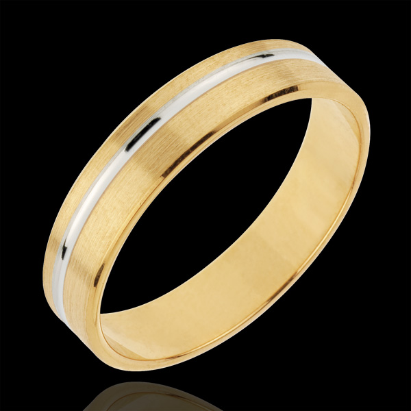 Alliance Emmanuel - or blanc et or jaune 18 carats