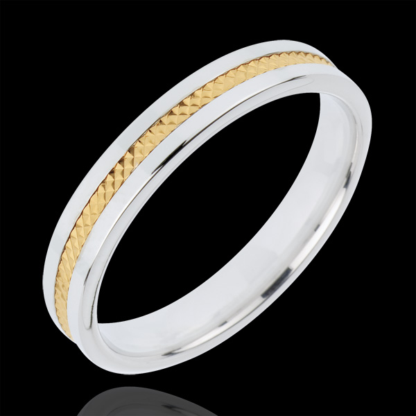 Alliance Juliette - or blanc et or jaune 18 carats