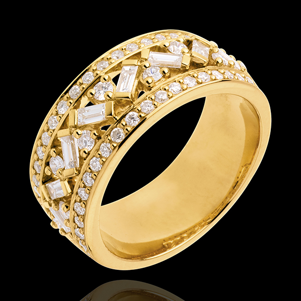 Bague Destinée - Impératrice - or jaune 18 carats diamants - 0