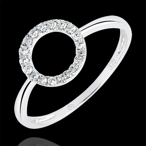 Bague Abondance - Attitude - or blanc 18 carats et diamants