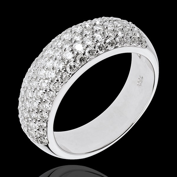 Bague Constellation - Amour Sidéral - 1.57 carats - or blanc 18