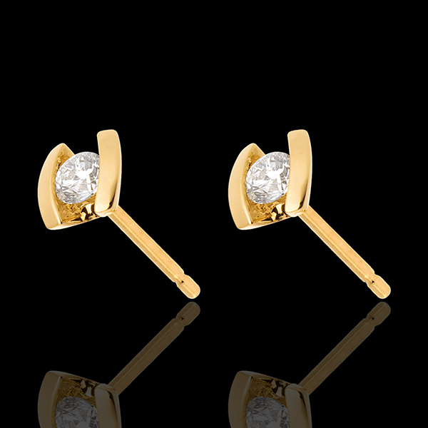 Boucles d'oreilles Nid Précieux - Caldera - or jaune 18 carats