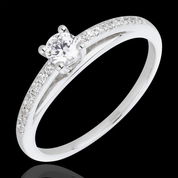 Bague de FianÃ§ailles - Avalon - diamant 0.195 carat - or blanc