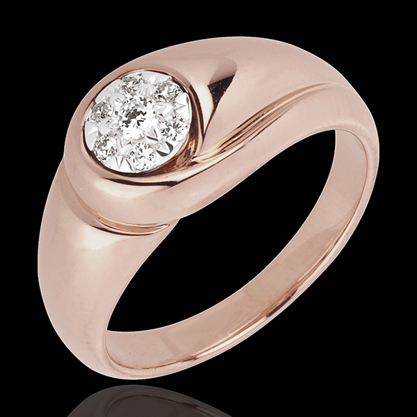 Bague Infini - Bourgeon - or rose 18 carats