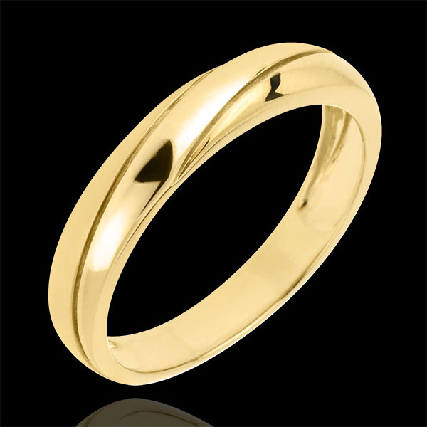 Alliance Saturne Trilogie - or jaune 9 carats