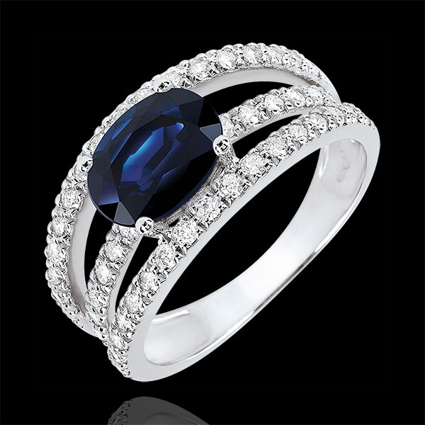 Bague de FianÃ§ailles DestinÃ©e - Duchesse variation - saphir 1.