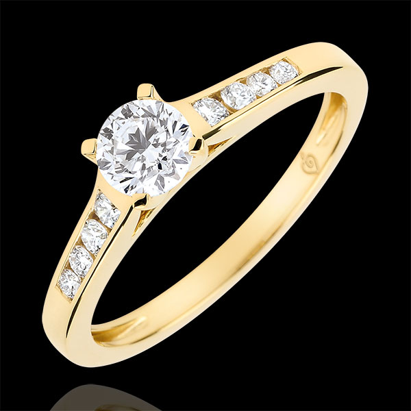 Bague de FianÃ§ailles Solitaire Altesse - diamant 0.4 carat - or