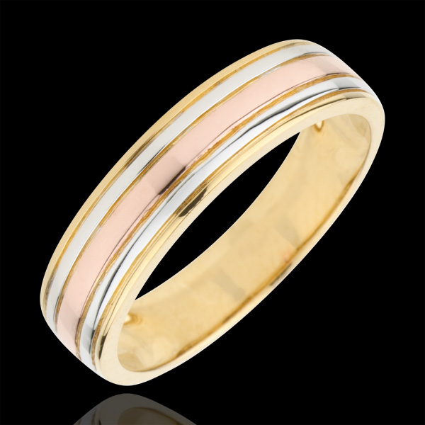Alliance Tricolore Ulysse - trois ors 18 carats