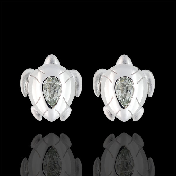 Boucles d'oreilles Balade Imaginaire - Tortues Océanes - Argent