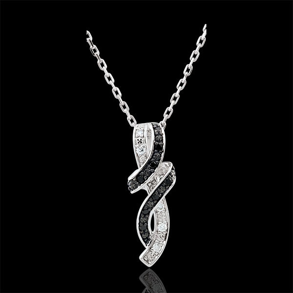 Collier Clair Obscur - Rendez-vous - or blanc 9 carats, diamant